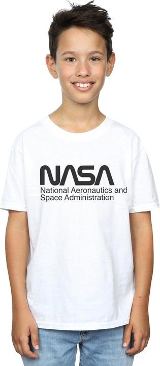 Immagine prodotto Nasa Logo One Tone Maglietta Ragazzi (140, 146)