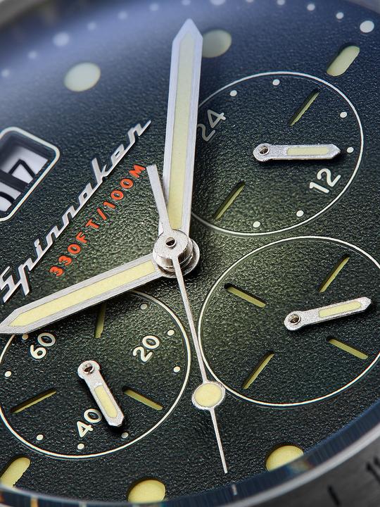 Actual product image Spinnaker SP-5068-02 Hull Chronograph 42mm 10ATM (Chronograph, 42 mm)