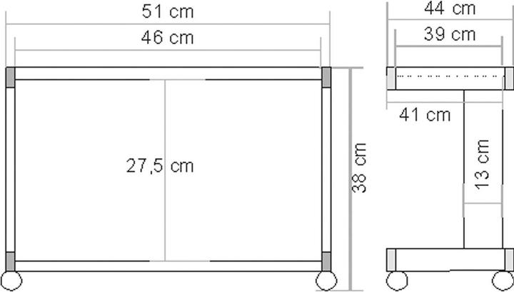 Actual product image Roline Mini printer table