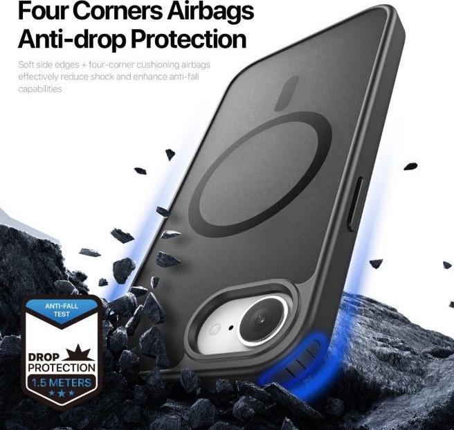 Immagine prodotto Dux Ducis iPhone SE (2025) Compatible with MagSafe Case - Black (Apple iPhone 16e)