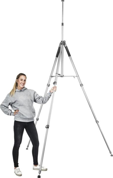 Actual product image mantona Alto 295 tripod with crank column (Metal)
