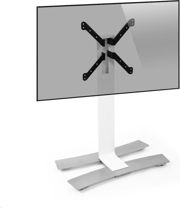 Image du produit Erard WILL 1050 L pied TV mobile 30-65 pouces, blanc (65", 30 kg)