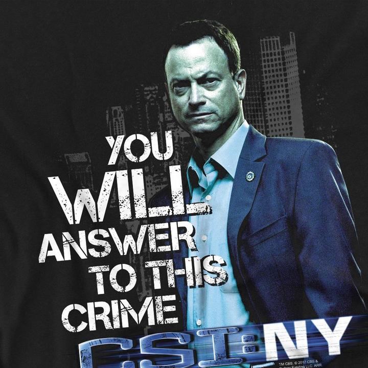 Immagine prodotto Csi: NY You Will Answer Maglietta Uomo (M)