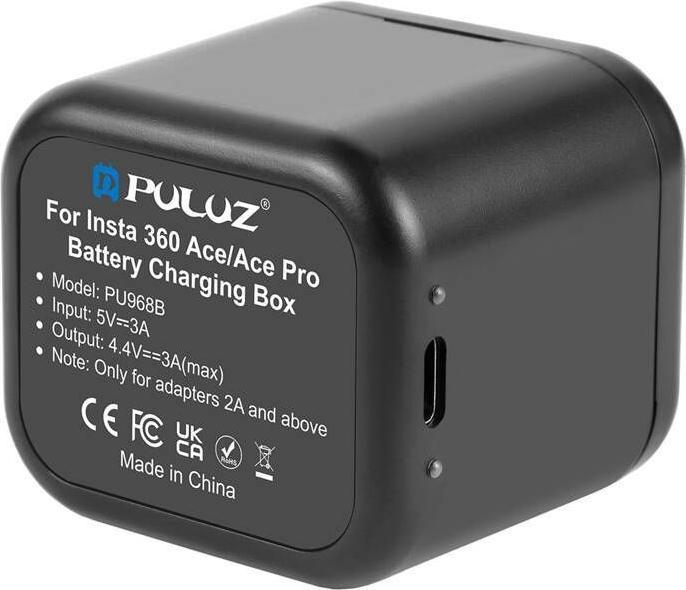 Immagine prodotto Puller Caricabatterie + custodia per schede di memoria PULUZ per Insta360 Ace Pro / Ace (ACE PRO, Asso)