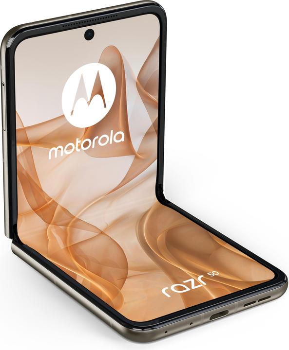 Immagine prodotto Motorola Razr 50 (256 GB, Spiaggia di sabbia, 6.90", SIM + eSIM, 50 Mpx, 5G)