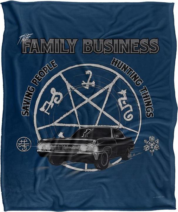 Actual product image Supernatural Saving People, Hunting Things Blanket (152 x 127 cm)