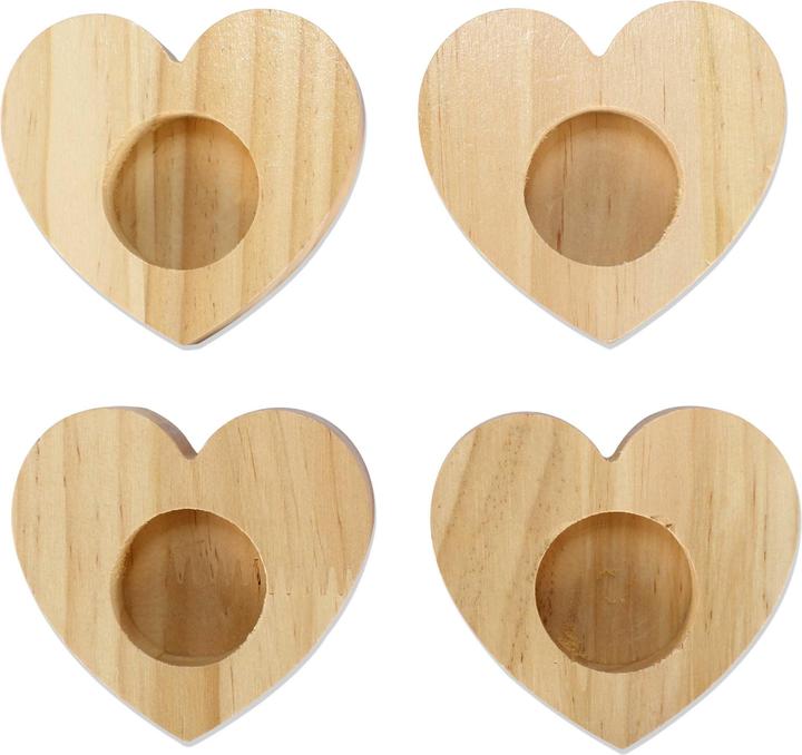 Papierdrachen Easter egg cup - Heart - Set 3 (4 x)