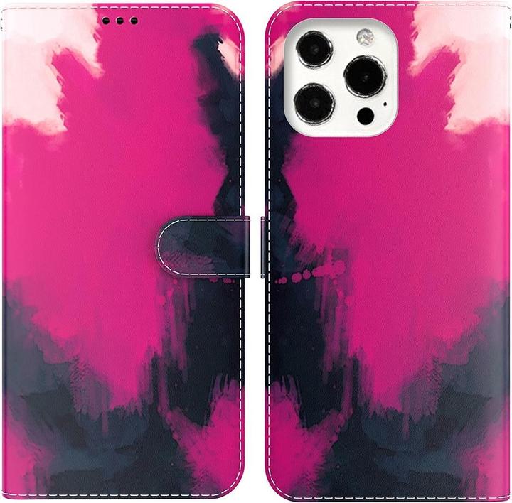 Produktbild Art iPhone 13 Pro Buch Etui Tasche mit Kartenfach Pink (Apple iPhone 13 Pro)