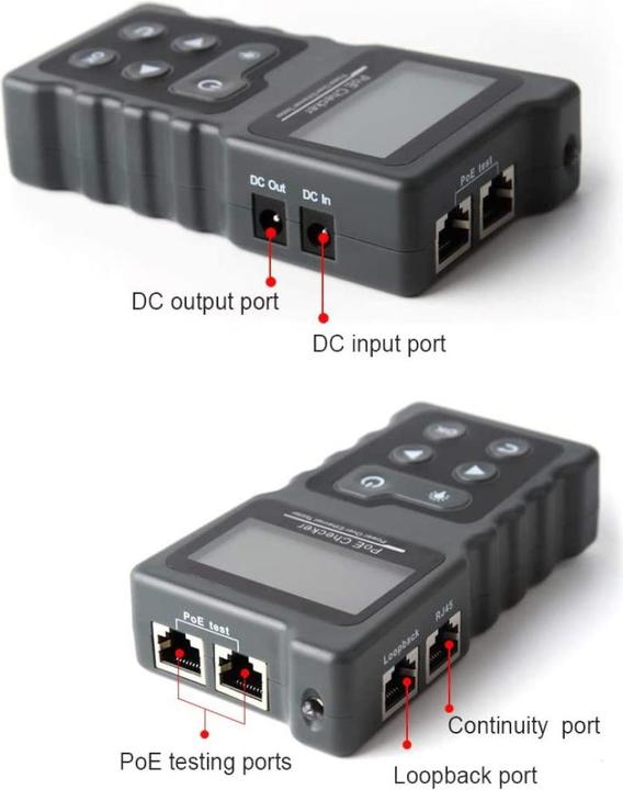 Image du produit Techly Testeur PoE RJ45 professionnel