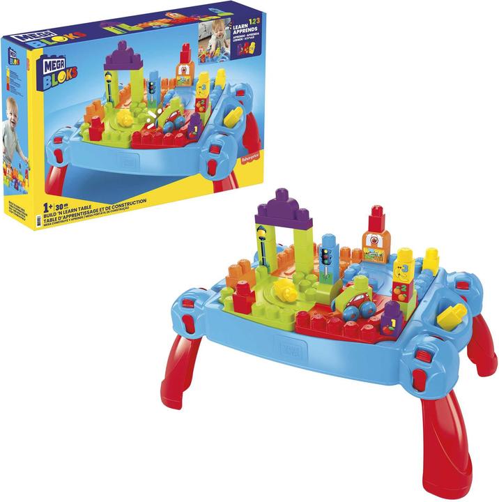 Actual product image Mega Bloks Build 'n Learn Table