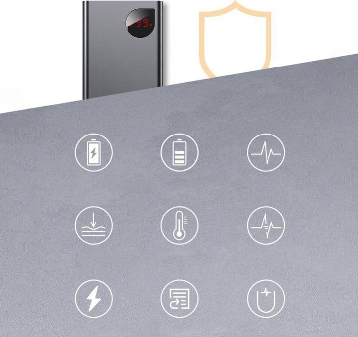 Actual product image Baseus Adaman Series (20000 mAh, 65 W, 74 Wh)
