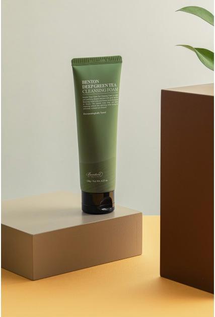 Image du produit Benton mousse nettoyante deep green tea (Mousse, 120 ml)