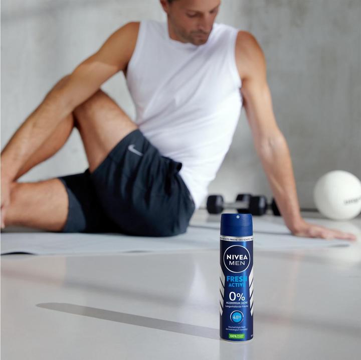 Immagine prodotto NIVEA Deo Fresh Active Spray Uomo 150 ml (Getto vaporizzato, 150 ml)
