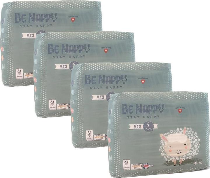 Be Nappy diaper (Size 4, Monthly box, 160 Piece)