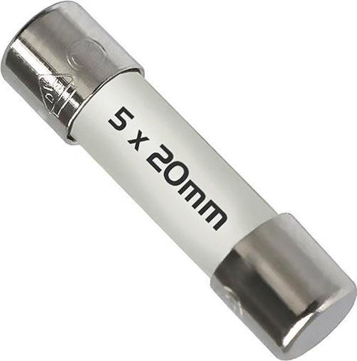 Actual product image Velleman Ceramic fuse set - 5 x 20 mm - 500 mA & 10 A - 600V (0.50 A)