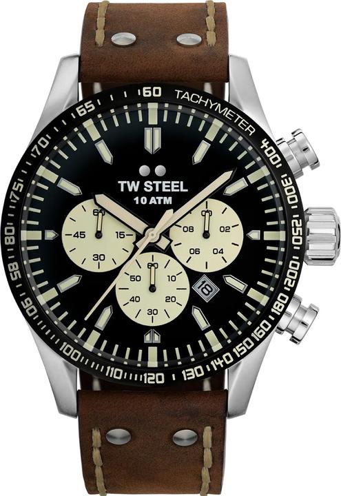 TW-Steel VS120 Volante Chronograph 48mm 10ATM (Chronograph, 48 mm)