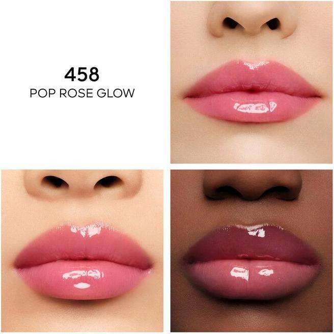 Image du produit Guerlain KissKiss 24 Bee Huile Éclat 458 Pop Rose 9.5 ml (458)