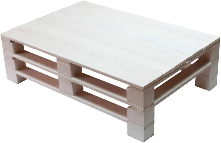 Actual product image Cocon Pallet table white, 120 x 50 x 80