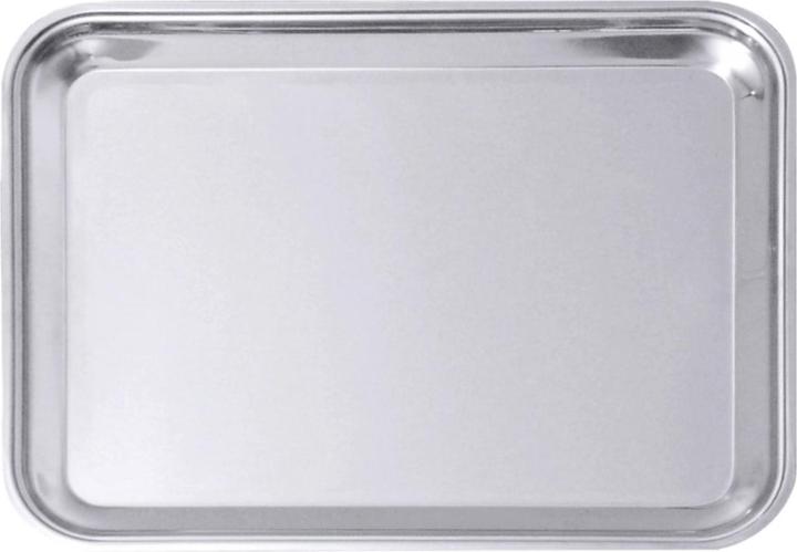 Produktbild Contacto Tablett rechteckig 26x20cm, Edelstahl mit gebördeltem Rand