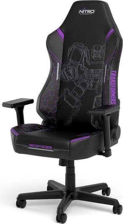 Produktbild Nitro Concepts X1000 Gaming Stuhl - Transformers Decepticons Edition