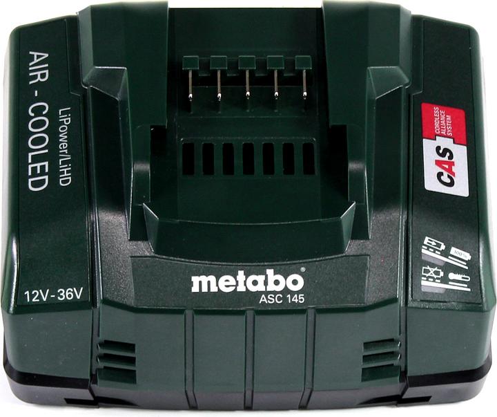 Produktbild Metabo Power 160-5 18 LTX BL OF Akku Kompressor 18 V 8,0 bar Brushless + 2x LiHD Akkupack 4,0 Ah + (5 l)