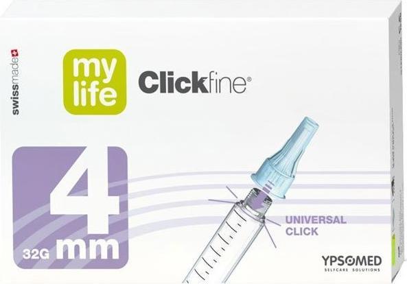 Actual product image Mylife Pen Nadeln 4mm 32G (Pen needles + disposable needles)