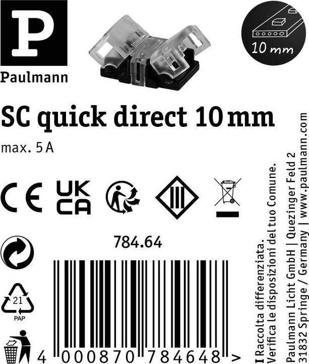 Actual product image Paulmann Pro Strip Connector