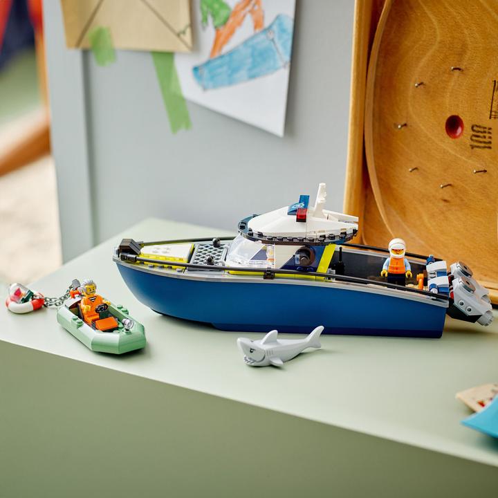 Image du produit LEGO Verfolgungsjagd im Polizeiboot (60456, LEGO City)