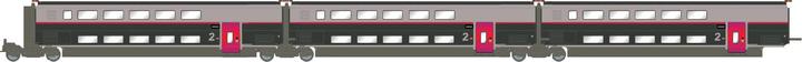 Image du produit Jouef TGV Duplex Carmillon Voiture intermédiaire 3x 2ème classe Ep (Voie VI)
