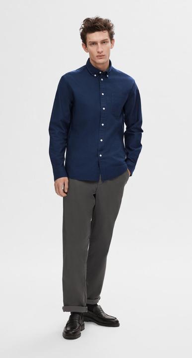 Actual product image Selected Homme Slhregrick-Ox Shirt Ls Noos (3XL)