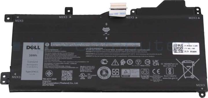 Actual product image Dell Battery 2 Cell 38WHR (2 Cells, 5000 mAh)