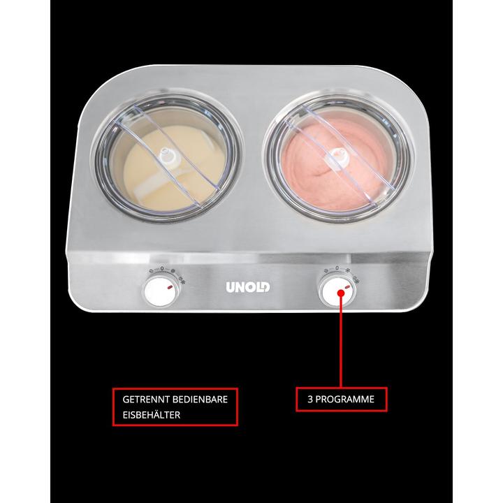 Produktbild Essge Unold 48830 Eismaschine Doppio bianco (EU-Stecker)