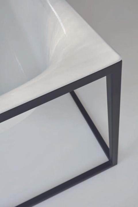 Actual product image Bette Lux Shape rectangular bathtub free-standing 170x75x45cm, 2 sloping backs, 3451- (156 l, 170 cm, 75 cm)