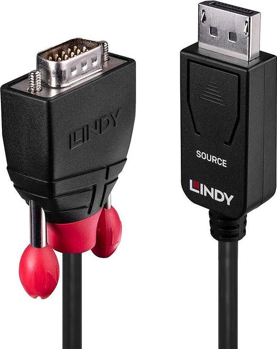 Produktbild Lindy DisplayPort — VGA (3 m, DisplayPort, VGA)