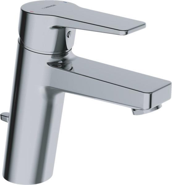 Hansa Hansatwist basin mixer, with drain set, projection: 123 mm, 09012283 (Chromed)