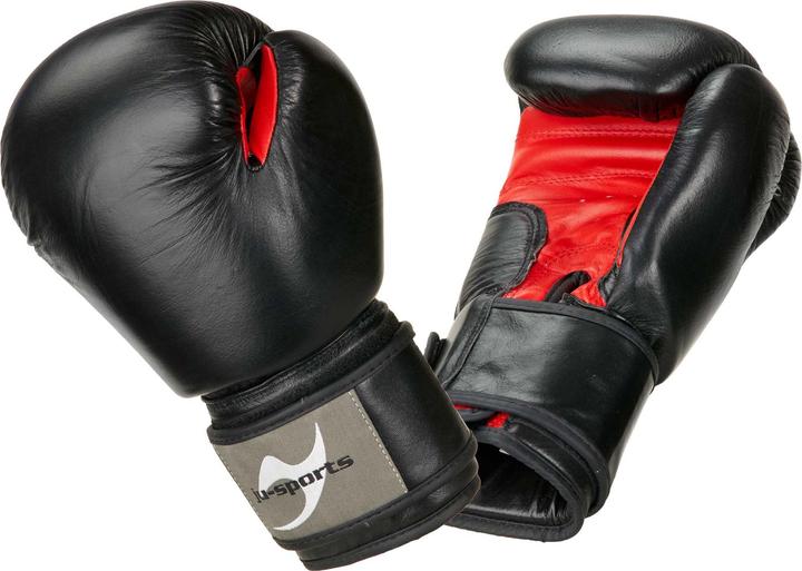 Immagine prodotto Ju-Sports Guanti da boxe nero/rosso (10 OZ, 10)