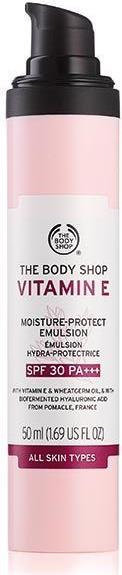 Body Shop Vitamin E Moisture-Protect Emulsion SPF30 PA+++ (50 ml, Tagescreme)