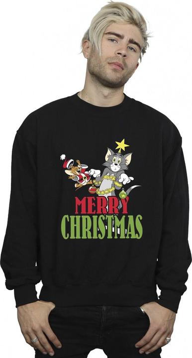 Immagine prodotto Tom & Jerry Merry Christmas Baubles Felpa Uomo (4XL)