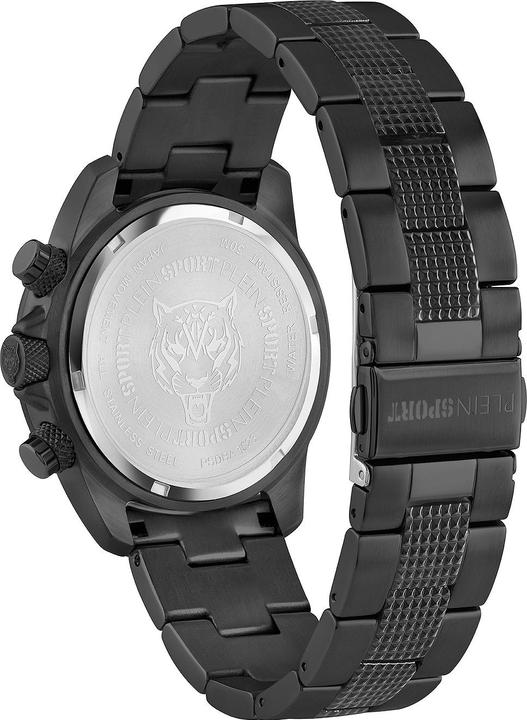 Actual product image Plein Sport PSDBA1023 Hurricane Chronograph 44mm 5ATM (Analogue wristwatch, 44 mm)