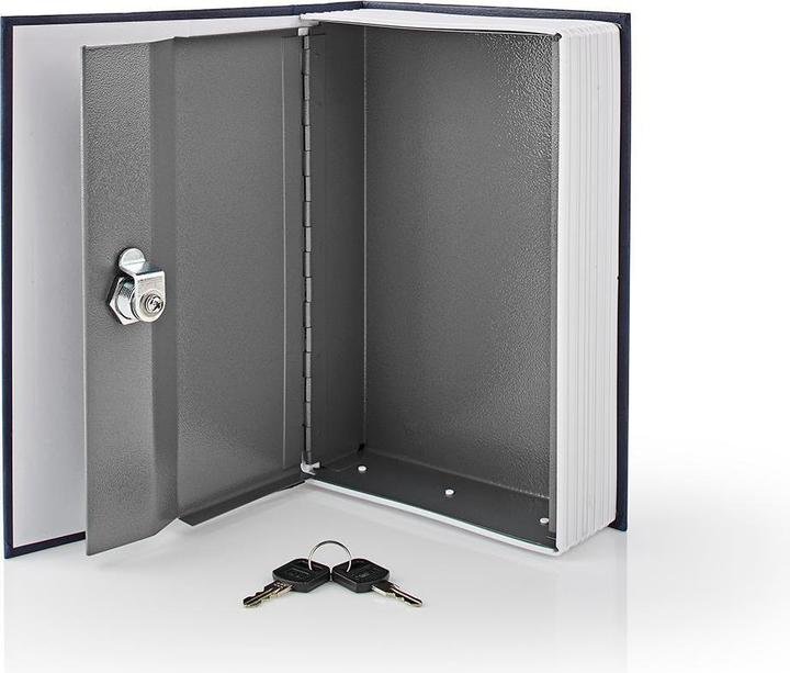 Immagine prodotto Nedis Vault | Cassaforte in faggio | Serratura a chiave | Interno | Medio | Volume interno: 1,6 l | 2 (1.60 l)