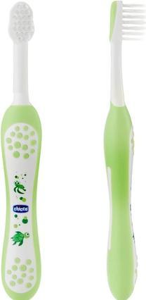 Actual product image Chicco Green toothbrush (Extra soft, 1 x)
