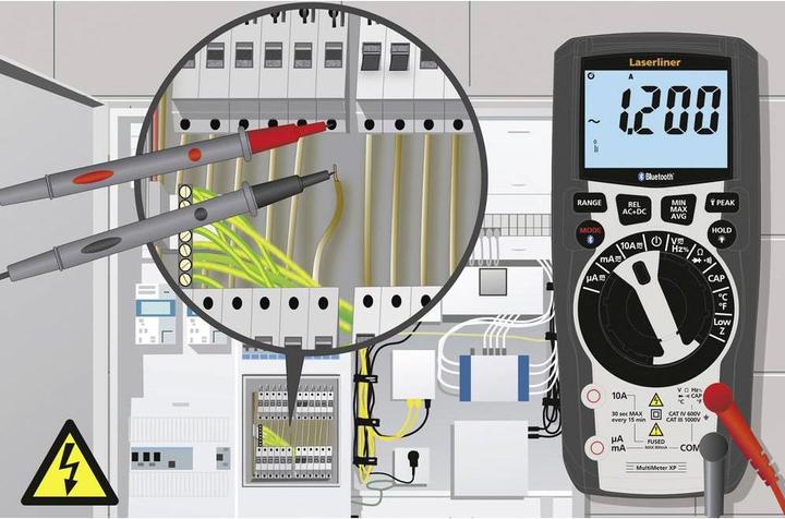 Immagine prodotto Laserliner Multimetro XP (BT) (CAT III 1000V, CAT IV 600V)