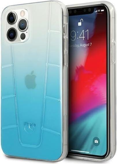 Immagine prodotto Mercedes MEHCP12LCLGBL Custodia rigida per iPhone 12 Pro Max 6,7" blu / blu, linea chiara (Apple iPhone 12 Pro Max)