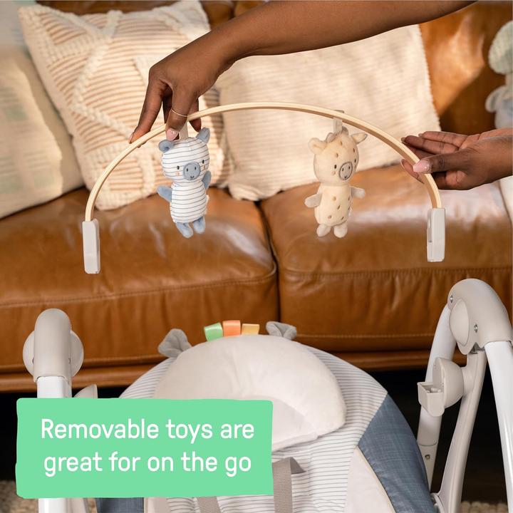 Produktbild Ingenuity Swing 'n Go Babyschaukel & Babywippe mit Spielbogen