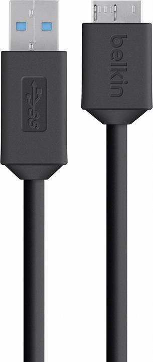 Belkin USB 3.0 Micro-B to USB-A Cable, Pro Series, 1.8 (1.80 m, USB 3.0)