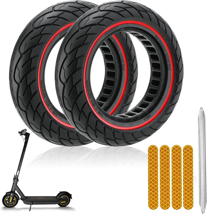 Immagine prodotto Lefelwel 2er-Set Vollgummireifen für Ninebot Max G30D 2 (10 Zoll)