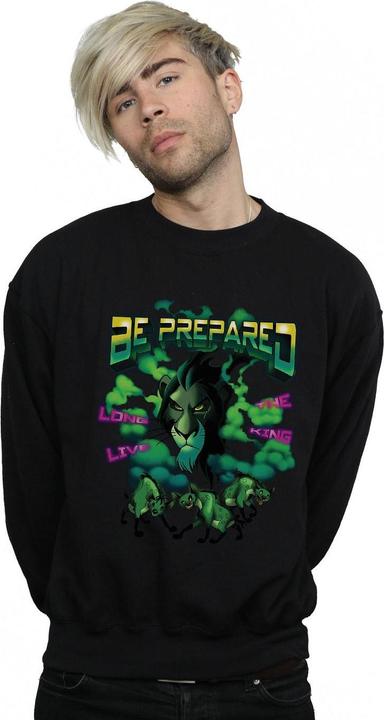Actual product image Disney Mens The Lion King Scar Long Live The King Sweatshirt (L)