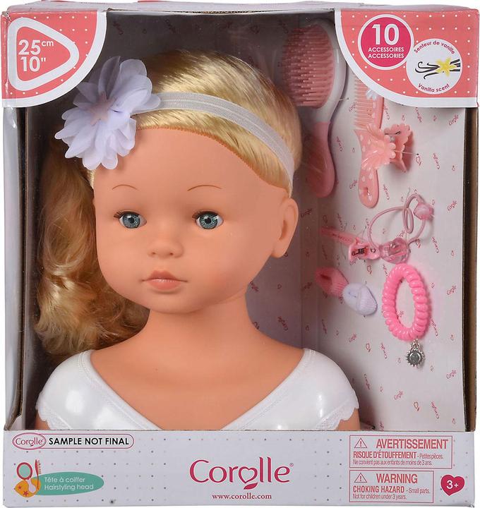 Actual product image Corolle LTC Hair Styling Head