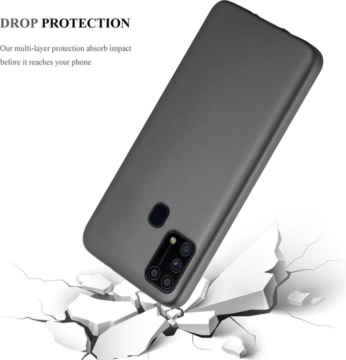 Image du produit Cadorabo Couverture métallique mate TPU (Samsung Galaxy M31)