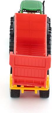 Actual product image Siku John Deere with silage trailer